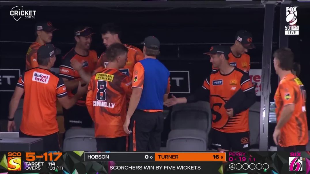 ⁣Perth Scorchers v Sydney Sixers Match Highlights - #bbl15