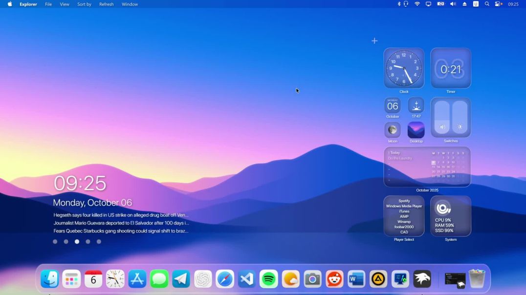 Make Windows 11 25H2 Look EXACTLY Like macOS