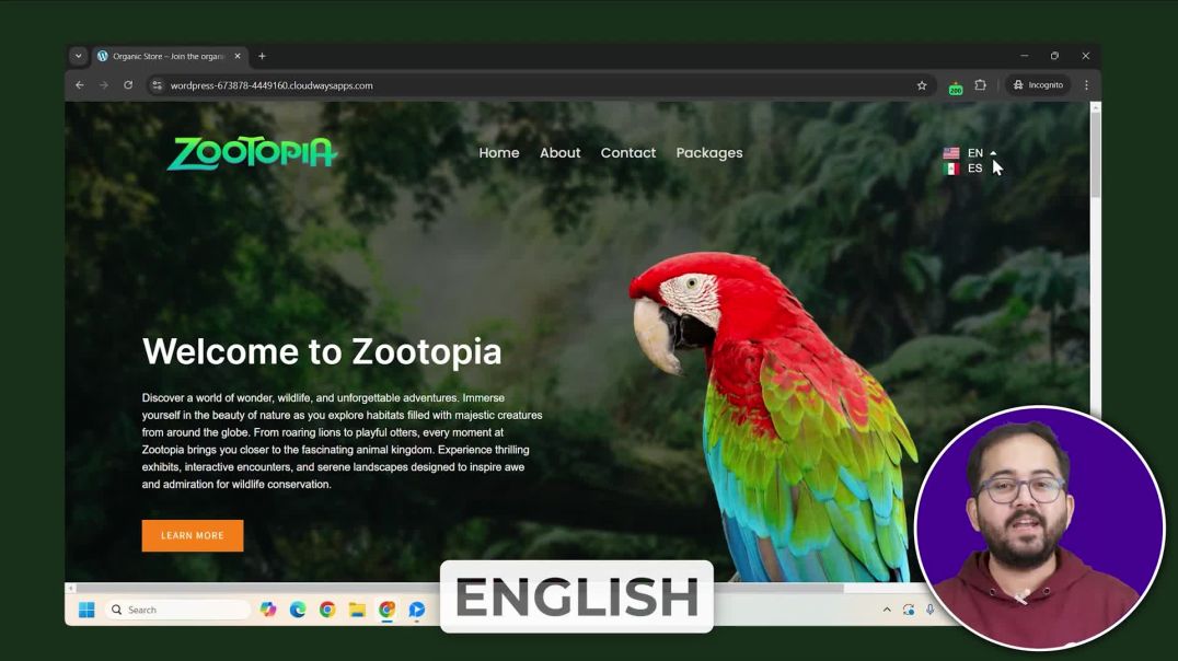 ⁣FREE Multi Language Site Button in Elementor (2025)